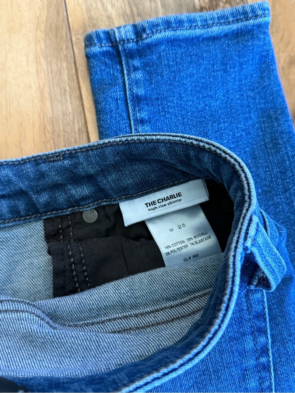 Joe's Jeans $198 Charlie Dark Blue High-Rise Skinny Jeans - Picture 14 of 16